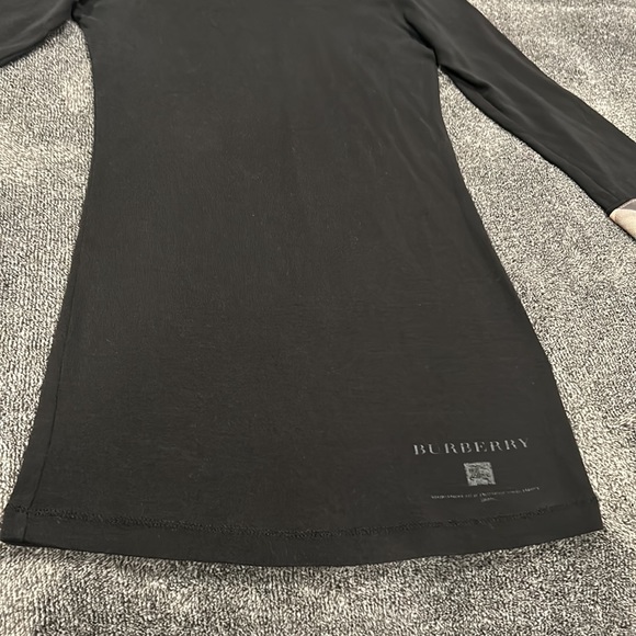 Burberry Britt Black 3/4 Sleeve Shirt Women’s Size XS - Picture 5 of 9